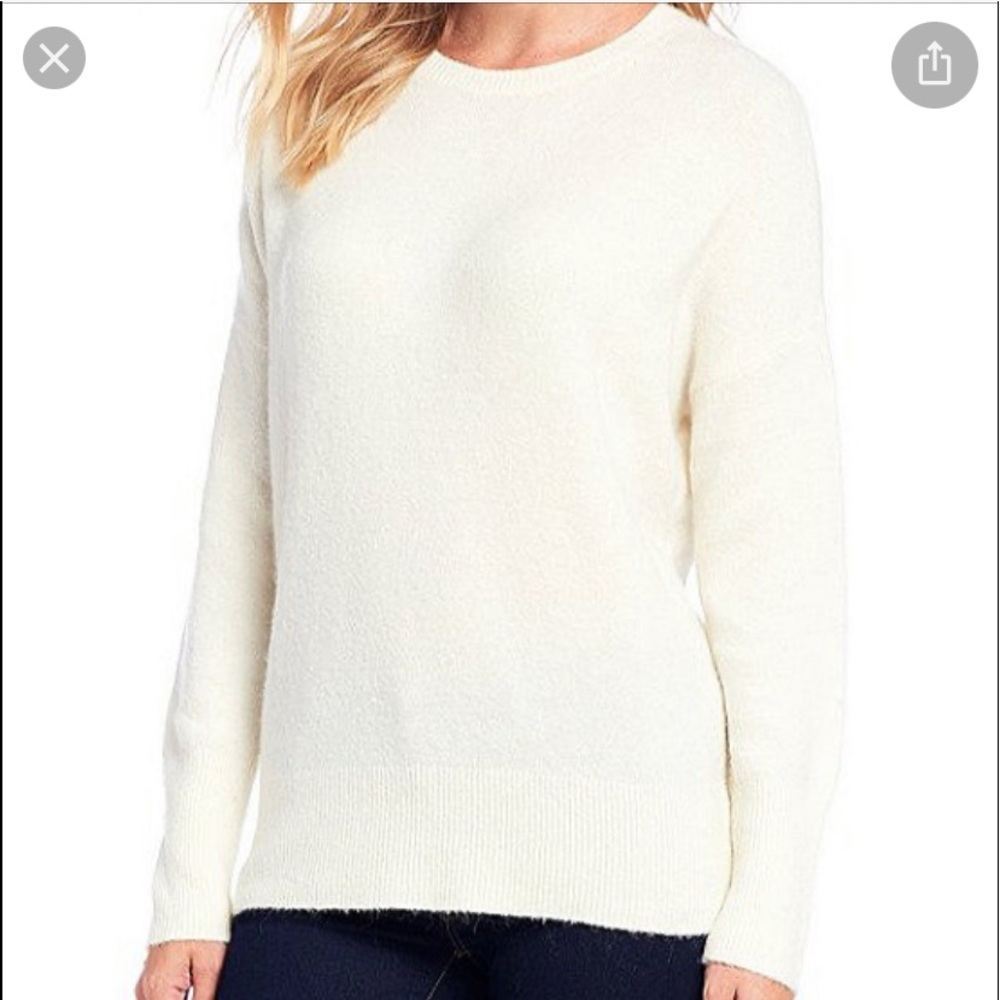 NWT.CREMIUEX high low hem pullover sweater